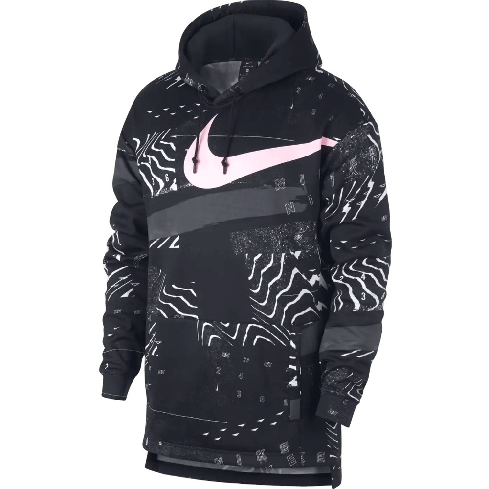 Nike Dri-Fit Thermal Training Hoodie Men's Small S Pink Swish